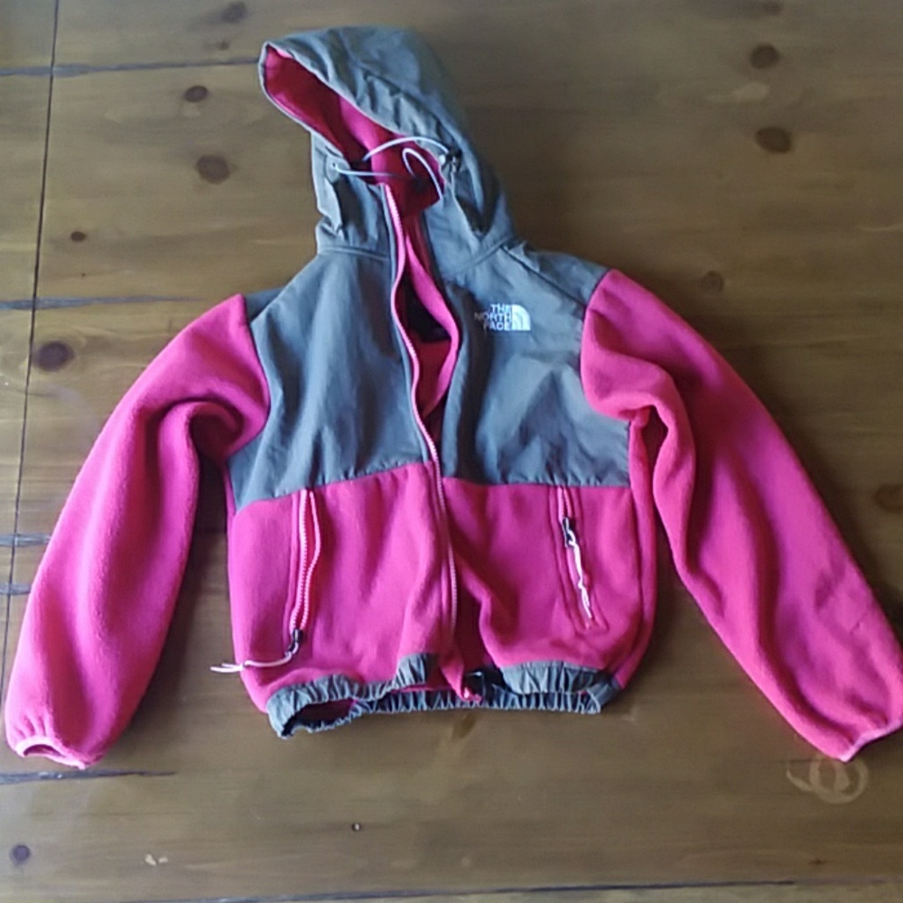 North face girls hooded jacket